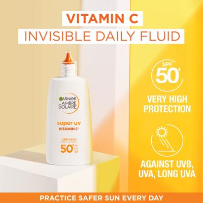 Garnier Ambre Solaire Super UV Vitamin C SPF50+ Protezione solare viso 40 ml