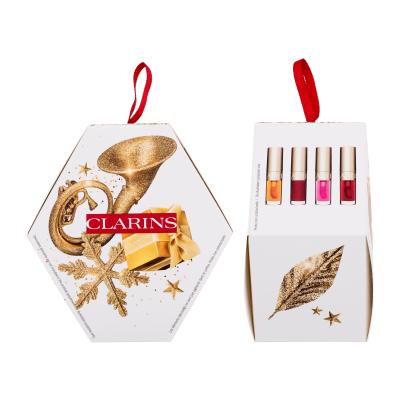 Clarins Lip Comfort Oil Lip Oil Mini Set Pacco regalo olio per le labbra Lip Comfort Oil 1,4 ml 01 Honey + olio per le labbra Lip Comfort Oil 1,4 ml 03 Cherry + olio per le labbra Lip Comfort Oil 1,4 ml 04 Pitaya + olio per le labbra Lip Comfort Oil 1,4 ml 08 Strawberry