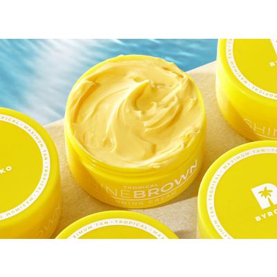 Byrokko Shine Brown Tropical Tanning Cream Protezione solare corpo donna 190 ml
