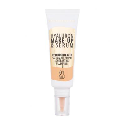 Dermacol Hyaluron Make-Up & Serum Fondotinta donna 25 g Tonalità 01 Pale