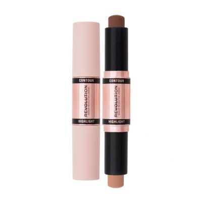 Makeup Revolution London Contour Double Ended Contour Stick Correttore donna 4,3 g Tonalità Dark