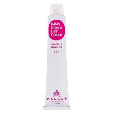 Kallos Cosmetics KJMN Cream Hair Colour Keratin & Argan Oil Tinta capelli donna 100 ml Tonalità 5.53 Cacao
