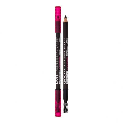 NYX Professional Makeup Powder Louder Brow Pencil Matita sopracciglia donna 1,15 g Tonalità 09 Black
