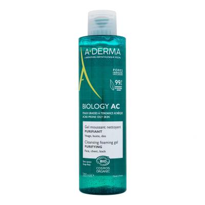 A-Derma Biology AC Cleansing Foaming Gel Gel detergente donna 200 ml