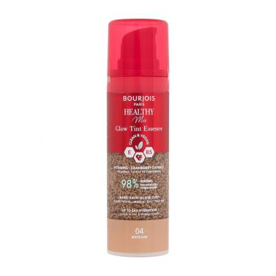 BOURJOIS Paris Healthy Mix Clean & Vegan Glow Tint Essence Fondotinta donna 30 ml Tonalità 04 Medium