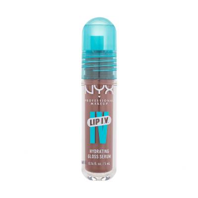 NYX Professional Makeup Lip I.V. Hydrating Gloss Stain Lucidalabbra donna 5 ml Tonalità 04 Cocoa Quench!