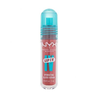 NYX Professional Makeup Lip I.V. Hydrating Gloss Stain Lucidalabbra donna 5 ml Tonalità 12 Burst That Tang!