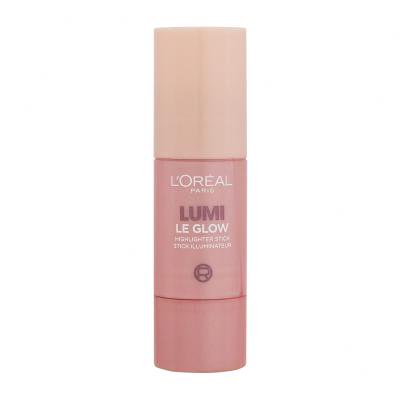 L'Oréal Paris Lumi Le Glow Highlighter Stick Illuminante donna 7 g Tonalità 630 Glowy Creme Chic