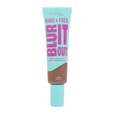 Rimmel London Kind & Free Blur It Out Mattifying Skin Tint Fondotinta donna 30 ml Tonalità 510 Cinnamon