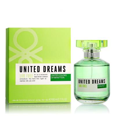 Benetton United Dreams Live Free Eau de Toilette donna 80 ml