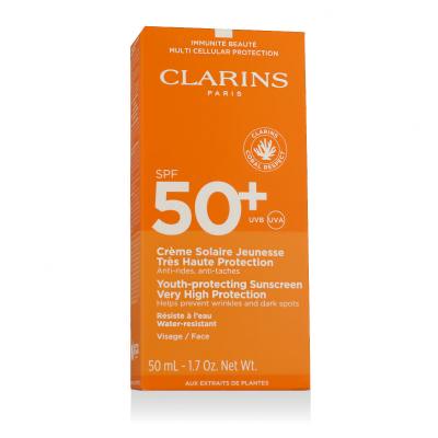 Clarins Sun Care Youth-Protecting Face Sunscreen SPF50+ Protezione solare viso donna 50 ml