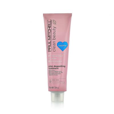 Paul Mitchell Clean Beauty Color Protect Color Depositing Treatment Maschera per capelli donna 150 ml Tonalità Sapphire
