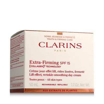 Clarins Extra-Firming Day Cream All Skin Types, SPF15 Crema giorno per il viso donna 50 ml