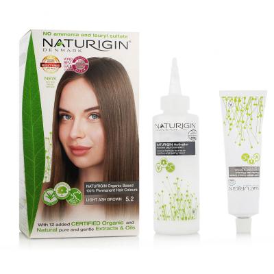 Naturigin Permanent Hair Colour Tinta capelli 115 ml Tonalità Light Ash Brown 5.2