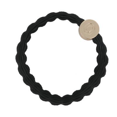 By Eloise London Letter Charms Gold O Elastico per capelli 1 pz Tonalità O Black
