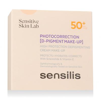 Sensilis Photocorrection [D-Pigment Make-Up] SPF50+ Fondotinta 10 g Tonalità 01 Natural Rose