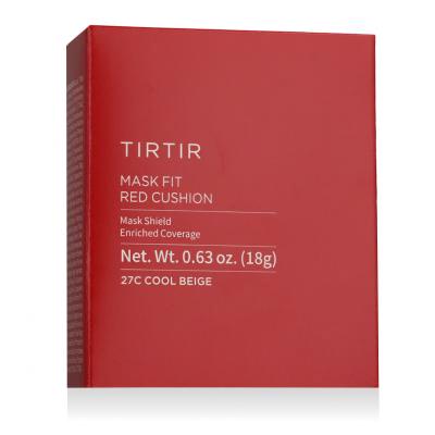 TIRTIR Mask Fit Red Cushion Fondotinta 18 g Tonalità 27C Cool Beige