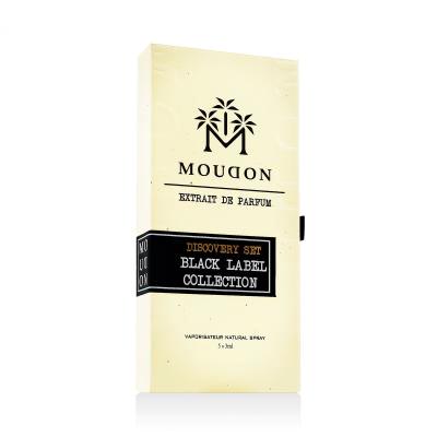 Moudon Discovery Set Black Label Collection Pacco regalo estratto di profumo 5 x 3 ml
