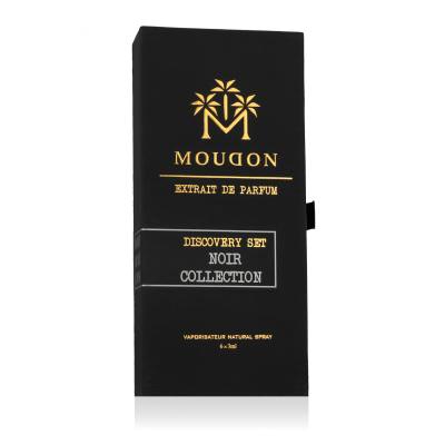 Moudon Discovery Set Noir Collection Pacco regalo estratto di profumo 6 x 3 ml