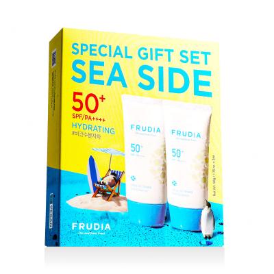 Frudia Ultra UV Shield Sun Essence SPF50+ Protezione solare viso 2x50 g