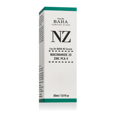 Cos De Baha NZ Niacinamide 20 + Zinc PCA 4 Serum Siero per il viso 30 ml
