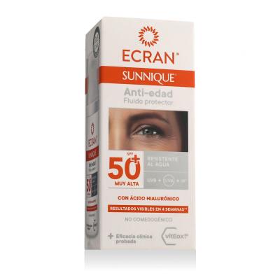 Ecran Sunnique Anti-Aging Protective Fluid SPF50+ Protezione solare viso 50 ml