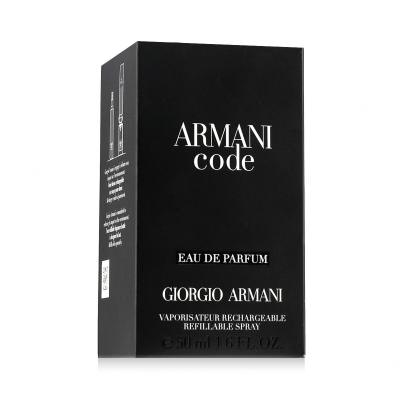Giorgio Armani Code Eau de Parfum uomo Ricaricabile 50 ml