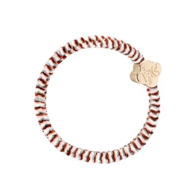 By Eloise London Velvet Gold Quatrefoil Elastico per capelli 1 pz Tonalità Soft Neutrals