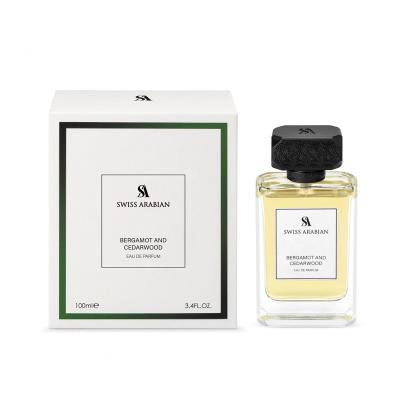 Swiss Arabian Bergamot and Cedarwood Eau de Parfum uomo 100 ml