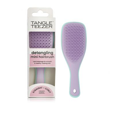 Tangle Teezer The Ultimate Detangler Straight - Curly Mini Spazzola per capelli 1 pz Tonalità Wystera Leaf