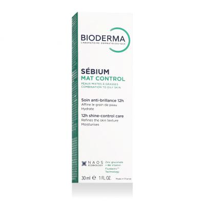 BIODERMA Sébium Mat Control 12h Shine-Control Care Crema giorno per il viso donna 30 ml