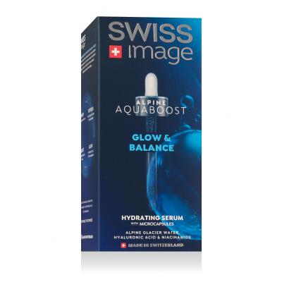 Swiss Image Alpine Aquaboost Glow &amp; Balance Hydrating Serum Siero per il viso 30 ml