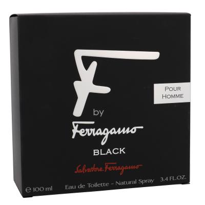 Salvatore Ferragamo F by Ferragamo Black Eau de Toilette uomo 100 ml