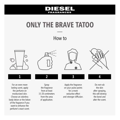 Diesel Only The Brave Tattoo Eau de Toilette uomo 50 ml