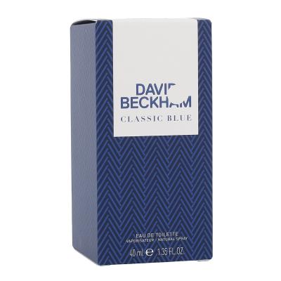 David Beckham Classic Blue Eau de Toilette uomo 40 ml