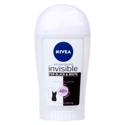 Nivea Black & White Invisible Clear 48h Antitraspirante donna 40 ml