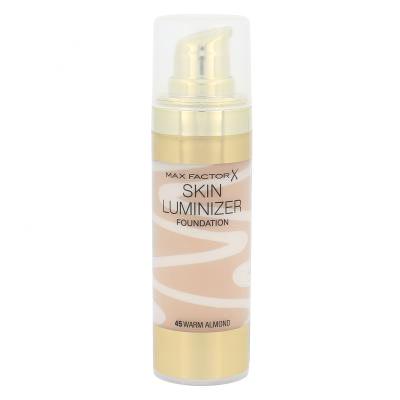 Max Factor Skin Luminizer Fondotinta donna 30 ml Tonalità 45 Warm Almond