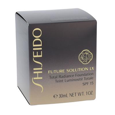 Shiseido Future Solution LX Total Radiance Foundation SPF15 Fondotinta donna 30 ml Tonalità l60 Natural Deep Ivory