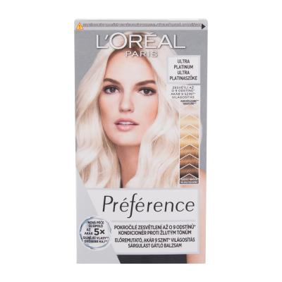 L&#039;Oréal Paris Préférence Les Blondissimes Tinta capelli donna 60 ml Tonalità Ultra Platinum