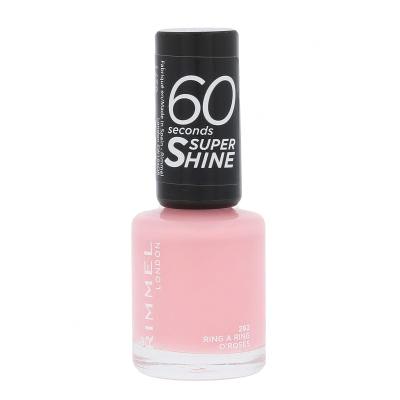 Rimmel London 60 Seconds Super Shine Smalto per le unghie donna 8 ml Tonalità 262 Ring A Ring O´Roses