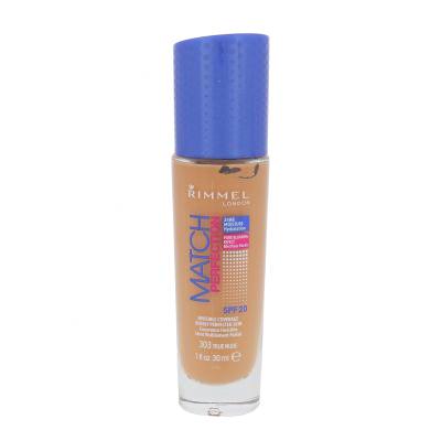 Rimmel London Match Perfection SPF20 Fondotinta donna 30 ml Tonalità 303 True Nude