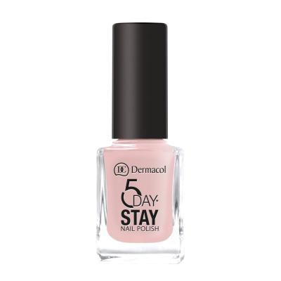 Dermacol 5 Day Stay Smalto per le unghie donna 11 ml Tonalità 07 Tea Rose