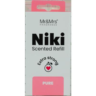 Mr&amp;Mrs Fragrance Niki Refill Pure Deodorante per auto Ricarica 1 pz