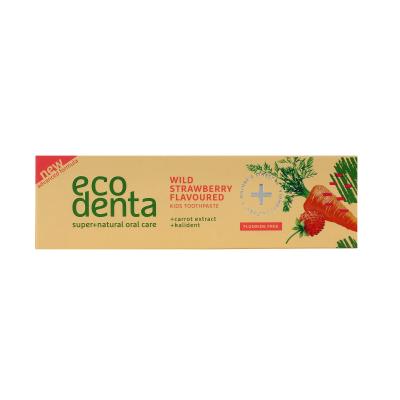 Ecodenta Toothpaste Wild Strawberry Flavoured Dentifricio bambino 75 ml