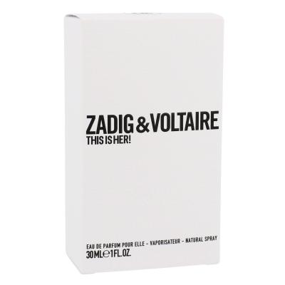 Zadig &amp; Voltaire This is Her! Eau de Parfum donna 30 ml