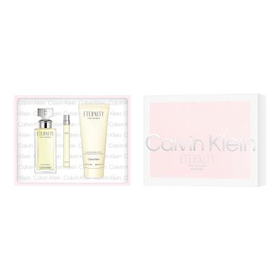 Calvin Klein Eternity Pacco regalo Eau de Parfum 100 ml + lozione per il corpo 200 ml + Eau de Parfum 10 ml