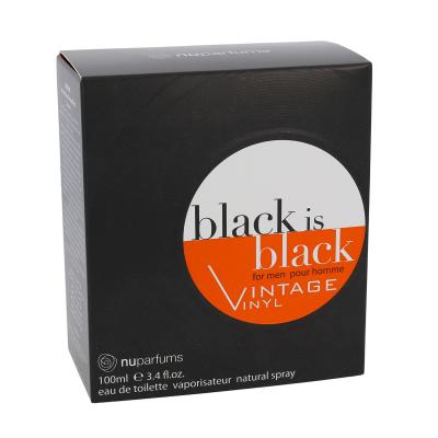 Nuparfums Black is Black Vintage Vinyl Eau de Toilette uomo 100 ml
