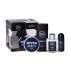 Nivea Men Deep Comfort Pacco regalo dopobarba 100 ml + doccia gel 250 ml + deodorante antitraspirante roll-on 50 ml + crema Men Creme 150 ml