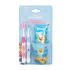 Pinkfong Baby Shark Set Pacco regalo spazzolino da denti 2 pz + dentifricio 75 ml + bicchiere per lo spazzolino