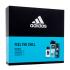 Adidas Ice Dive Pacco regalo Eau de Toilette 50 ml + 150 ml deodorante in spray + 250 ml doccia gel